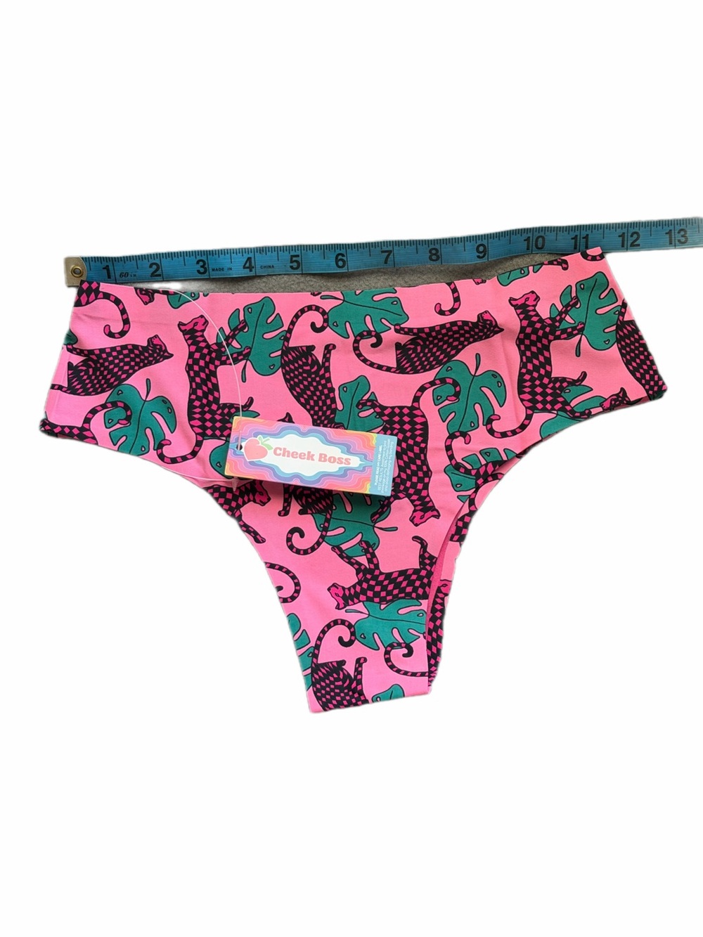 Cheek Boss Pink Leopard Small NWT Store Fresh
